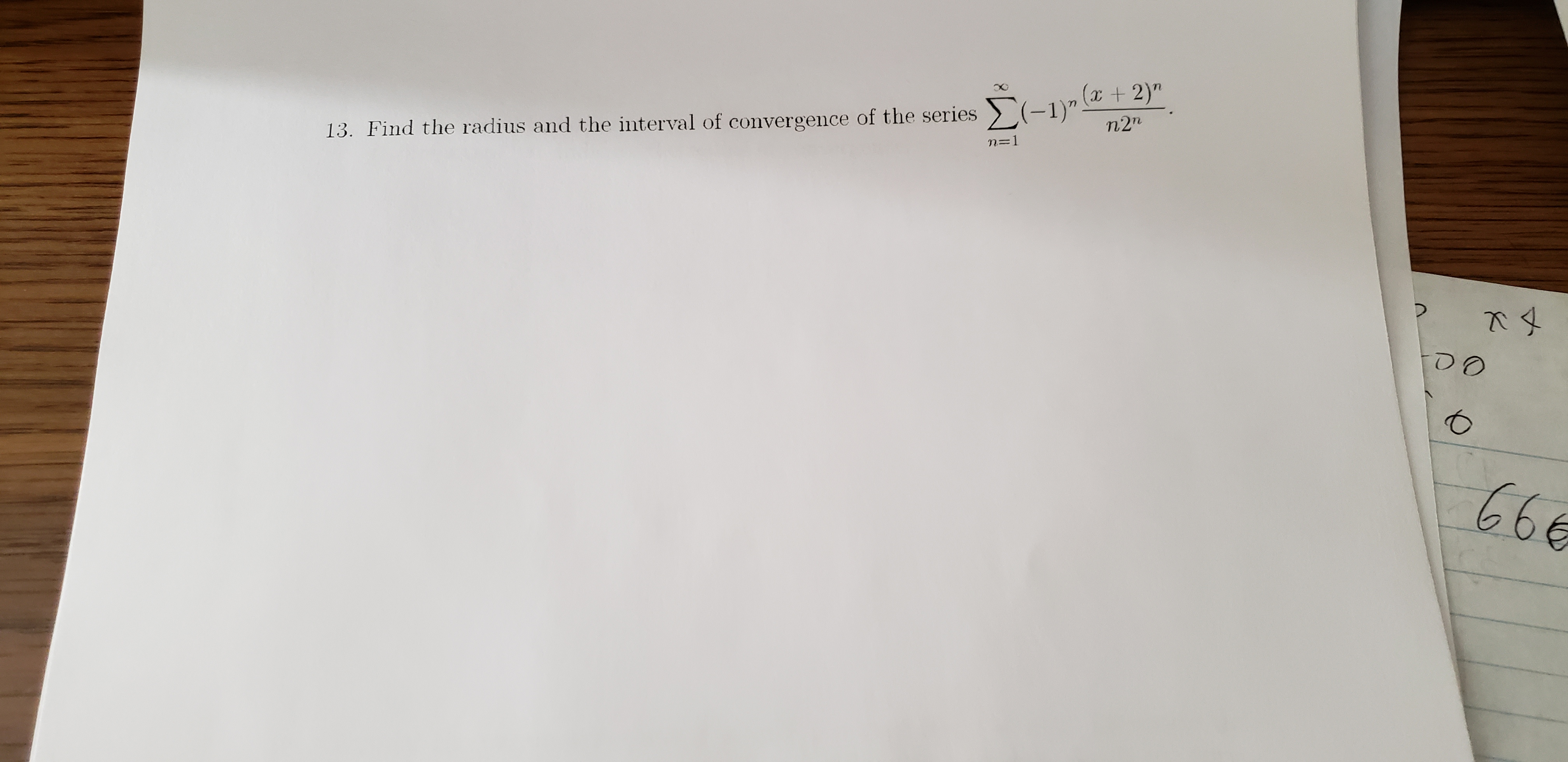 could you please Answer this question. 13. Find the radius and the