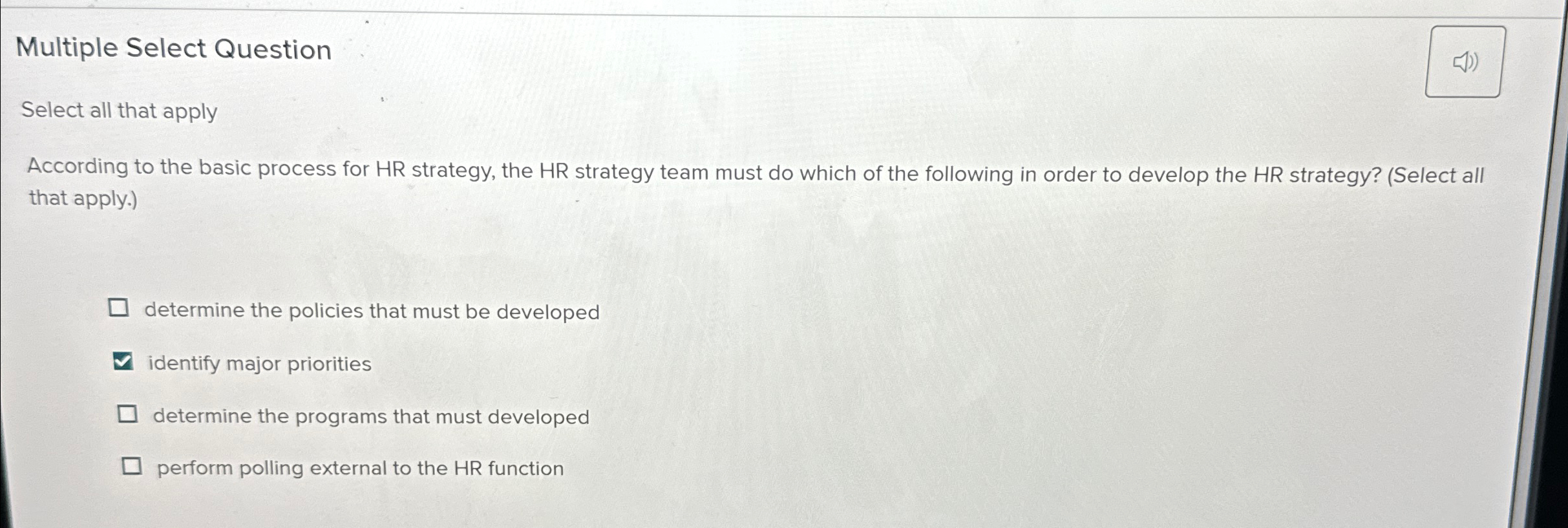  Multiple Select Question Select all that apply According to the basic