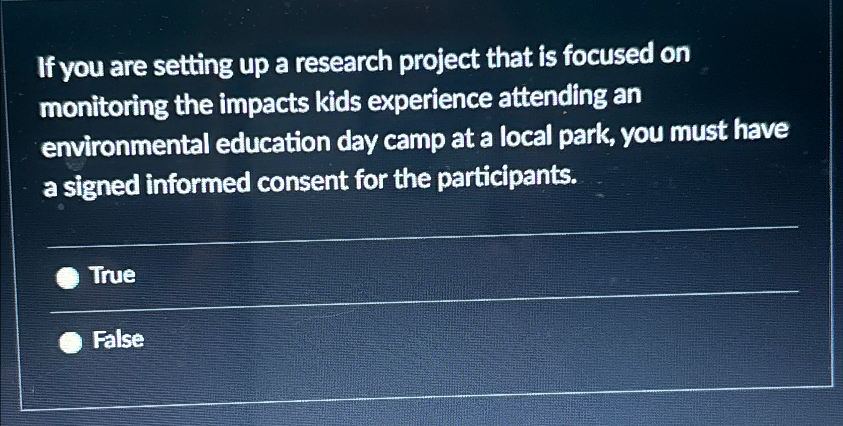  If you are setting up a research project that is focused