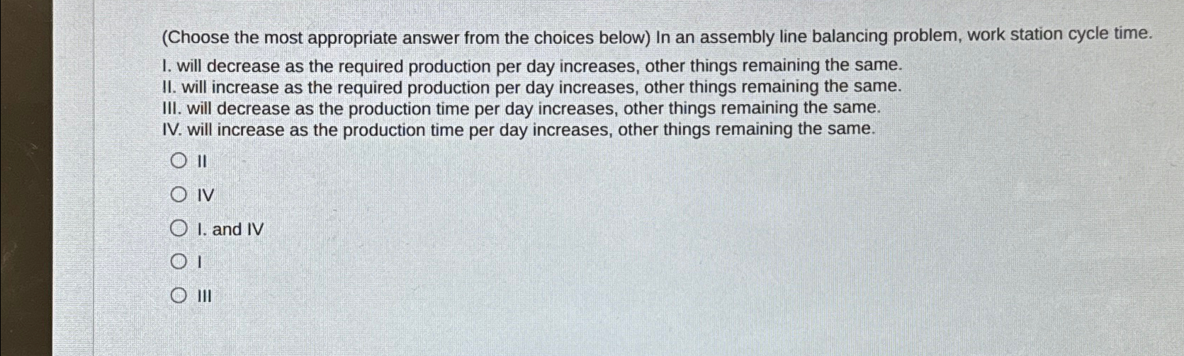  (Choose the most appropriate answer from the choices below) In an