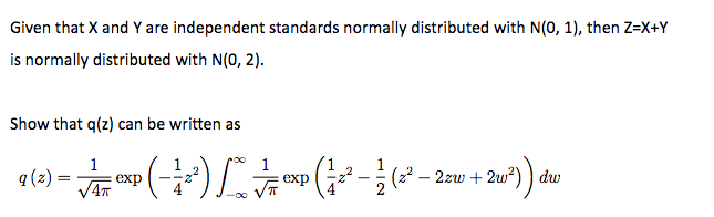 How do I solve the following problem? Given that X and Y