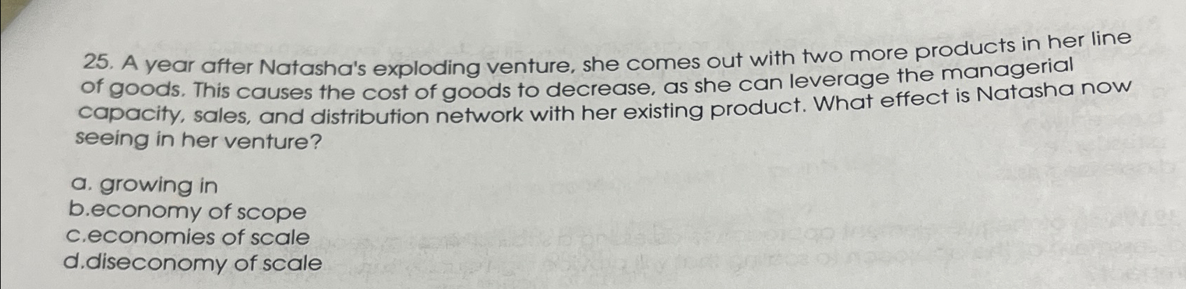  A year after Natasha's exploding venture, she comes out with two