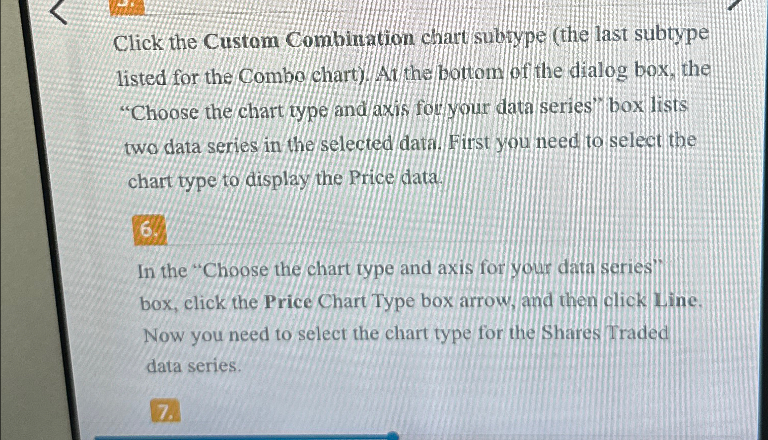  Click the Custom Combination chart subtype (the last subtype listed for
