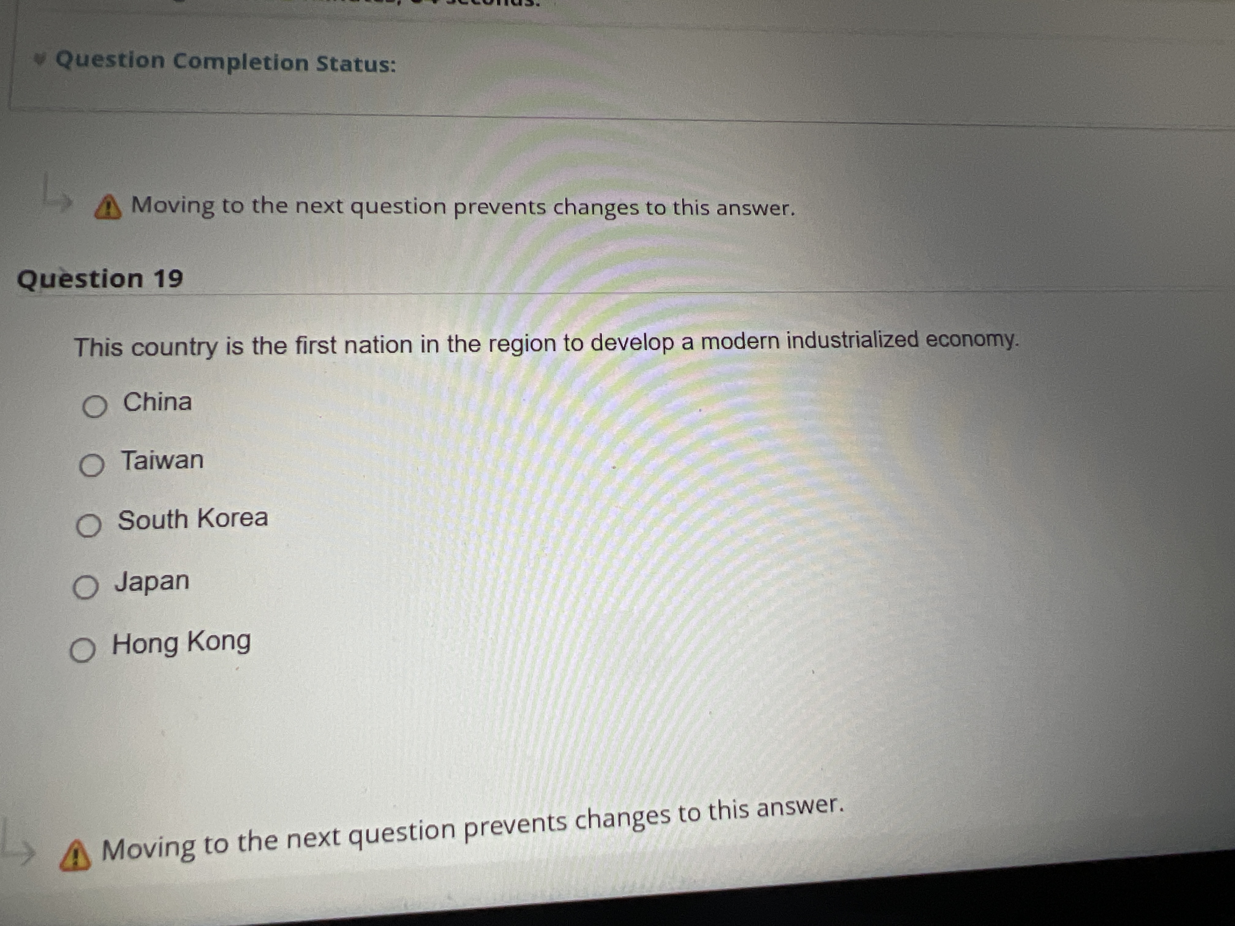  Moving to the next question prevents changes to this answer. Question