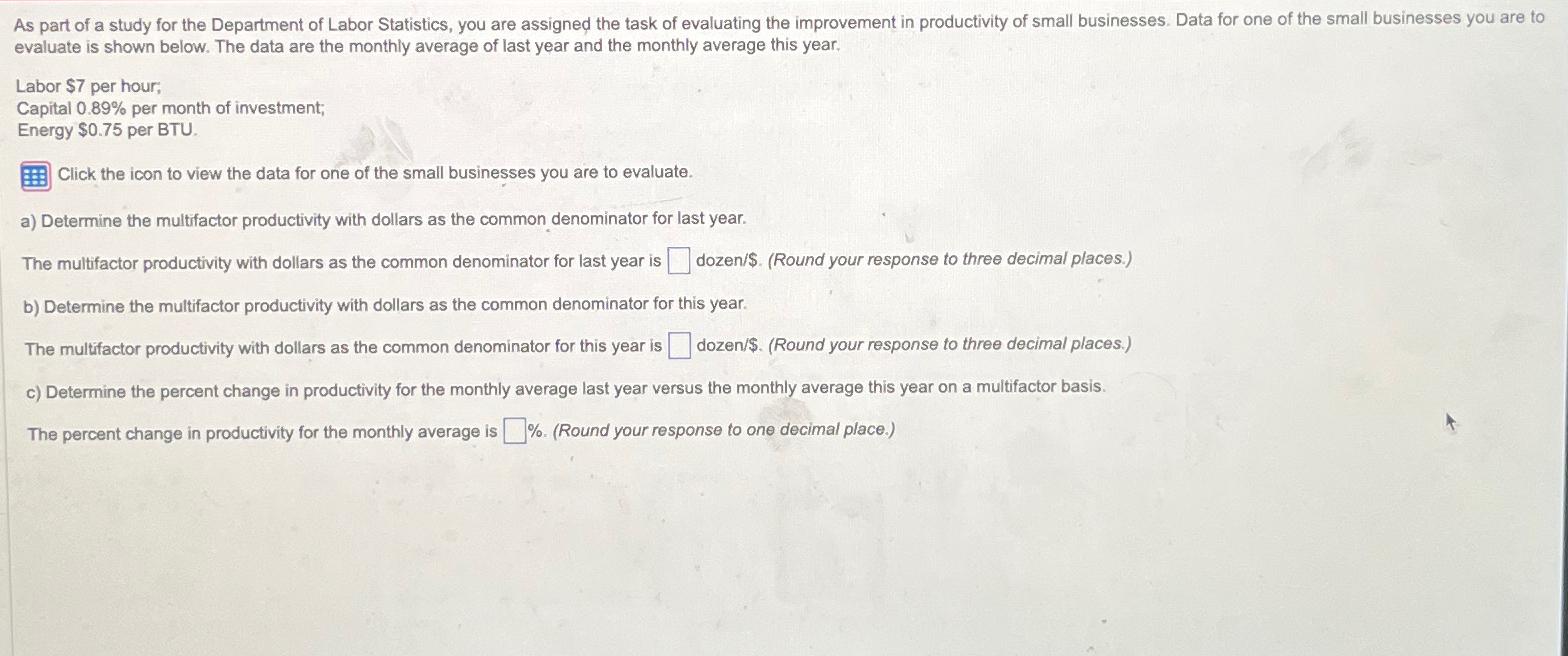  evaluate is shown below. The data are the monthly average of
