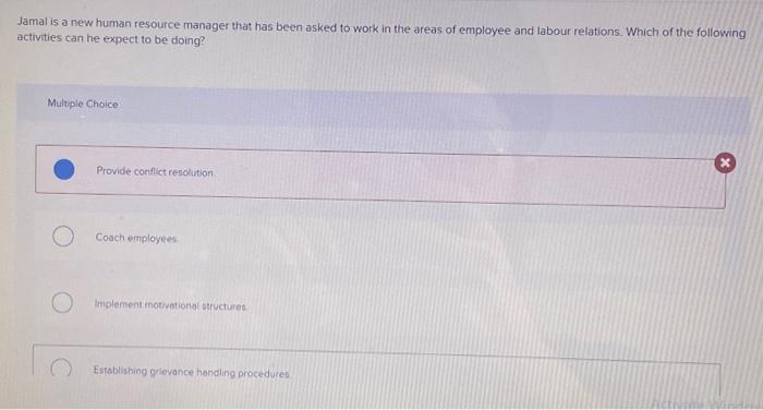 to work in the areas of employee and labour telabons Which of