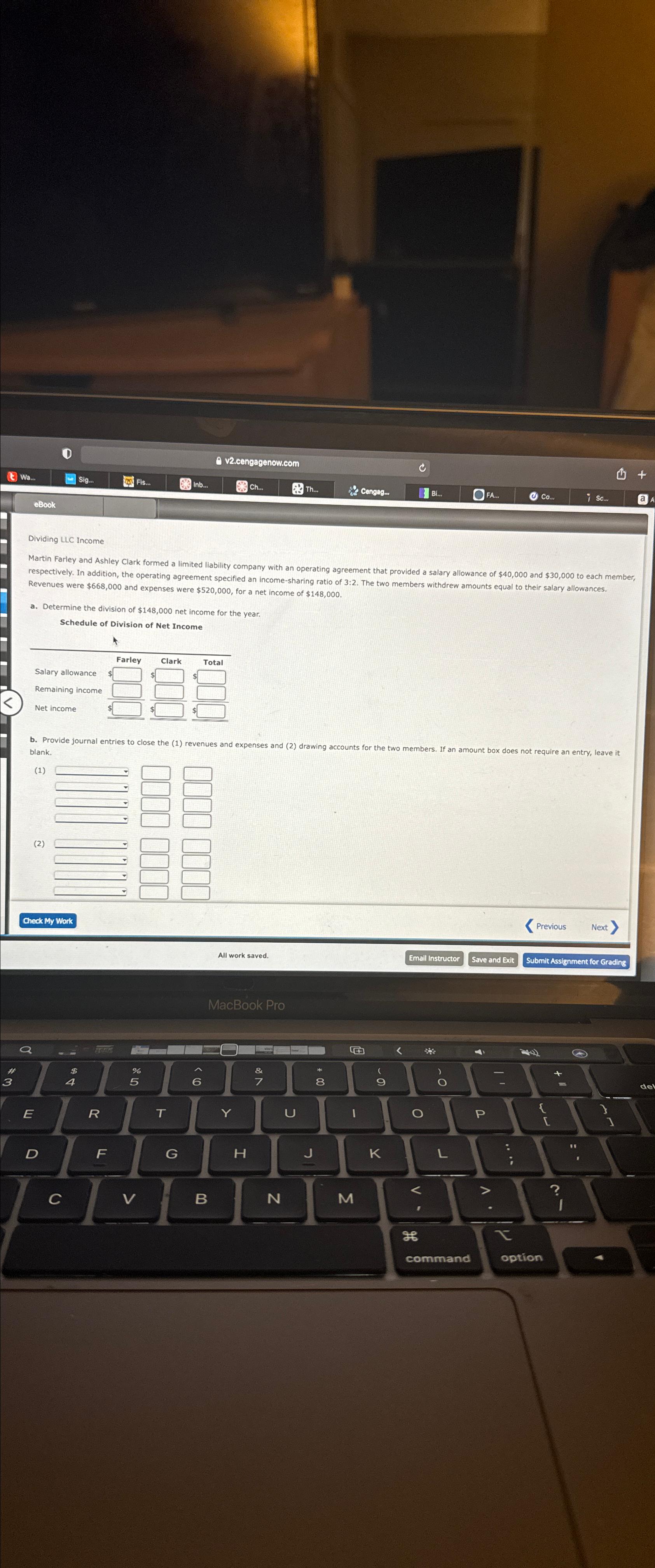  PreviousNext :)All work saved.Email InstructorSave and ExitSubmit Assignment for Grading 