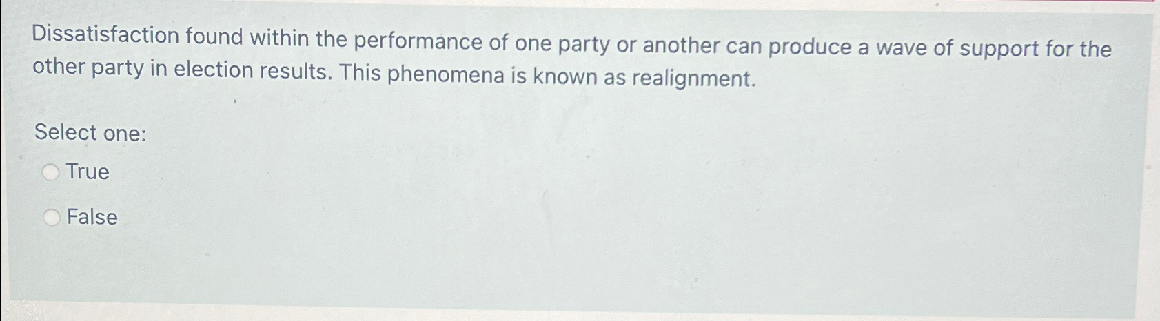  Dissatisfaction found within the performance of one party or another can