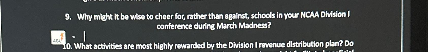  Why might it be wise to cheer for, rather than against,
