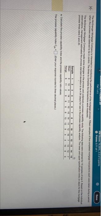  when the process was beleved to be in control, The times