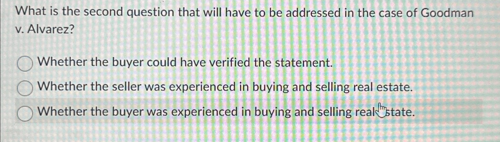  What is the second question that will have to be addressed