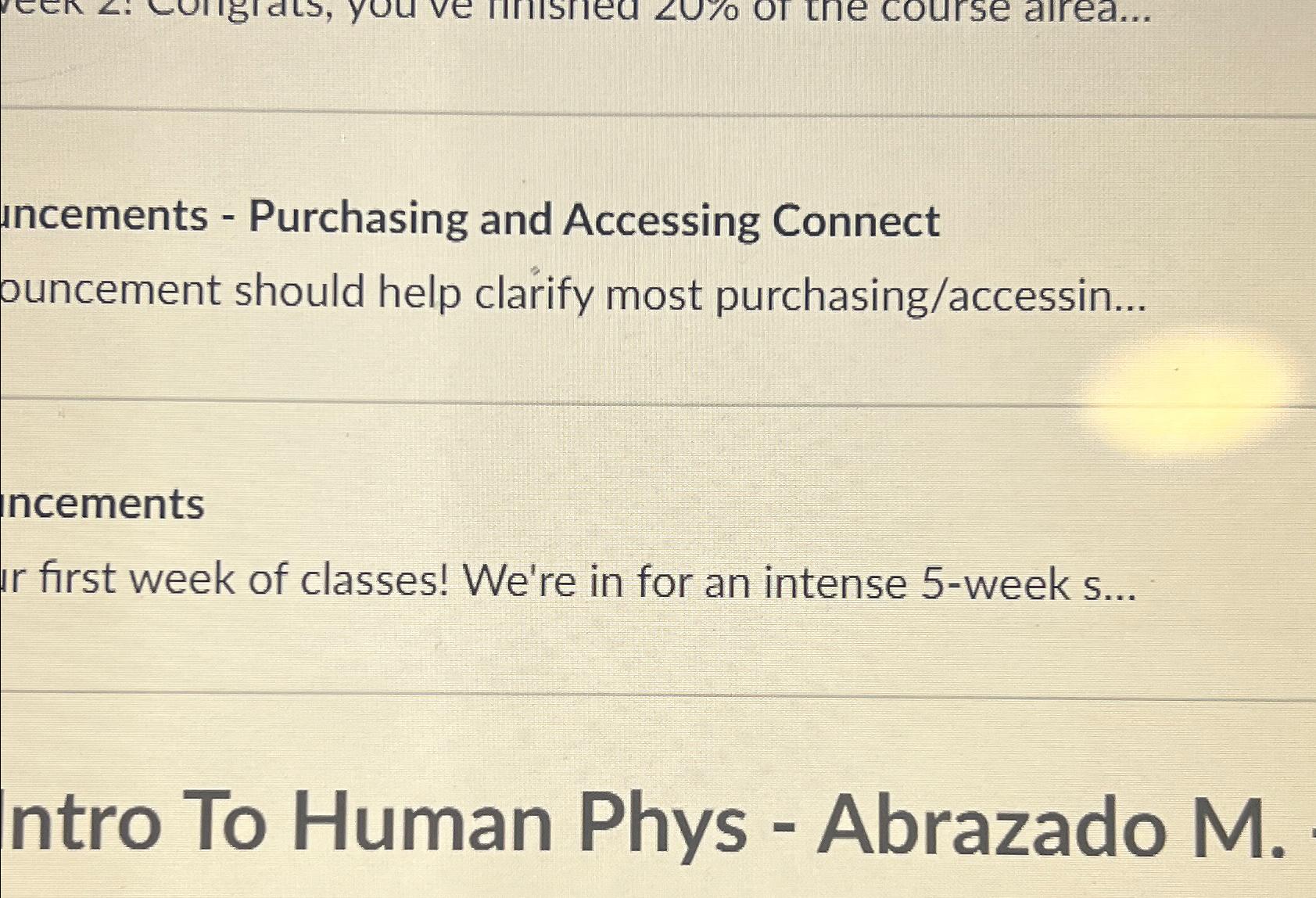  Incements - Purchasing and Accessing Connect ouncement should help clarify most