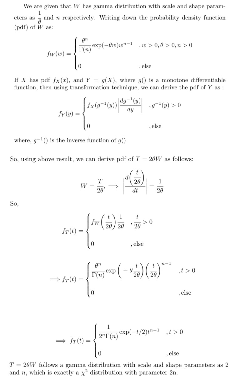 additional information. a) MLE: The maximum likelihood Estimator is the value of