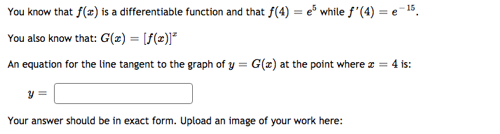 You know that x} is a differentiable function and that f{4)