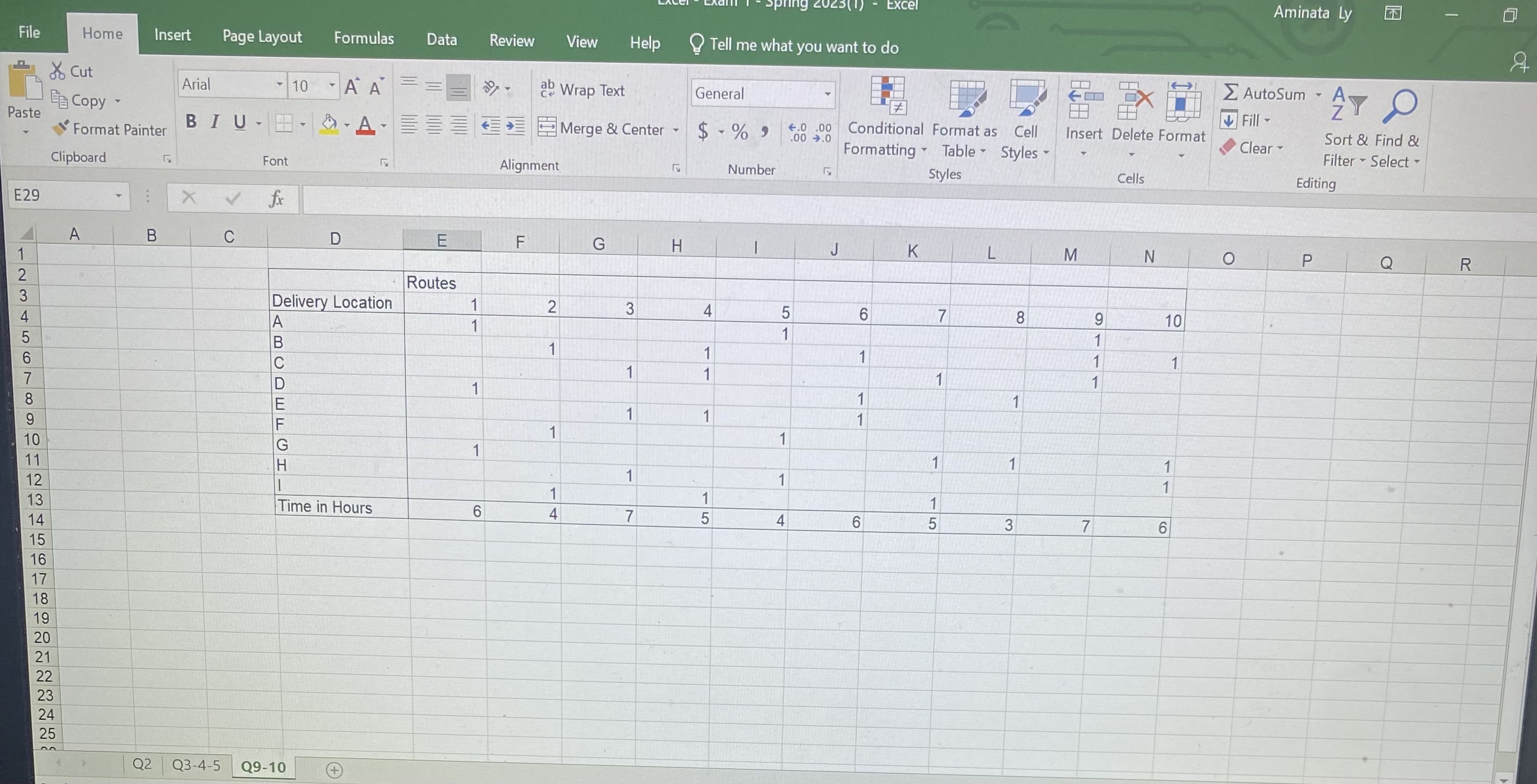 A E ab Wrap Text General Copy - Paste Format Painter BIU