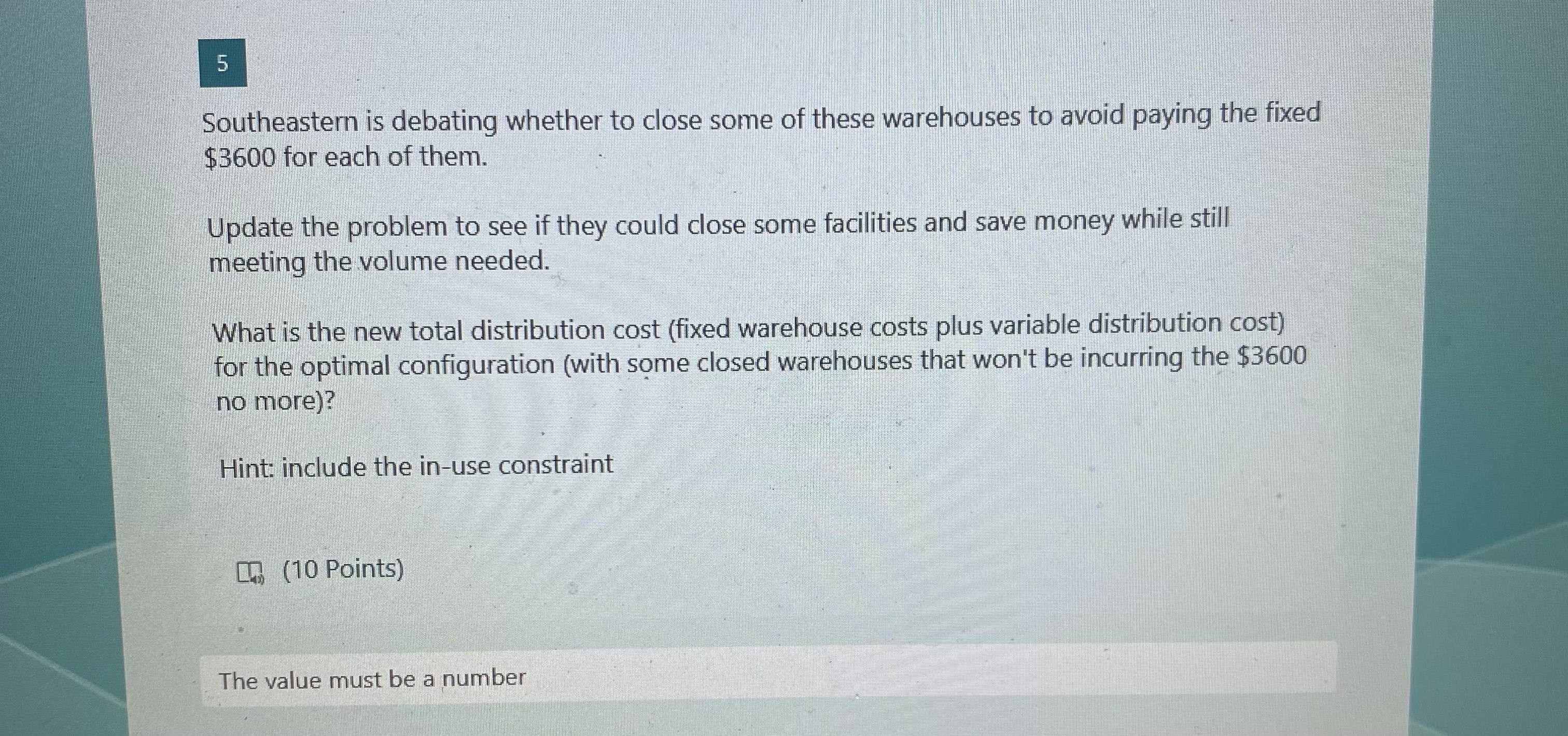 0.25 $ 0.48 $ 0.43 15000.00 $ 3,600 3 Birmingham $ 0.15