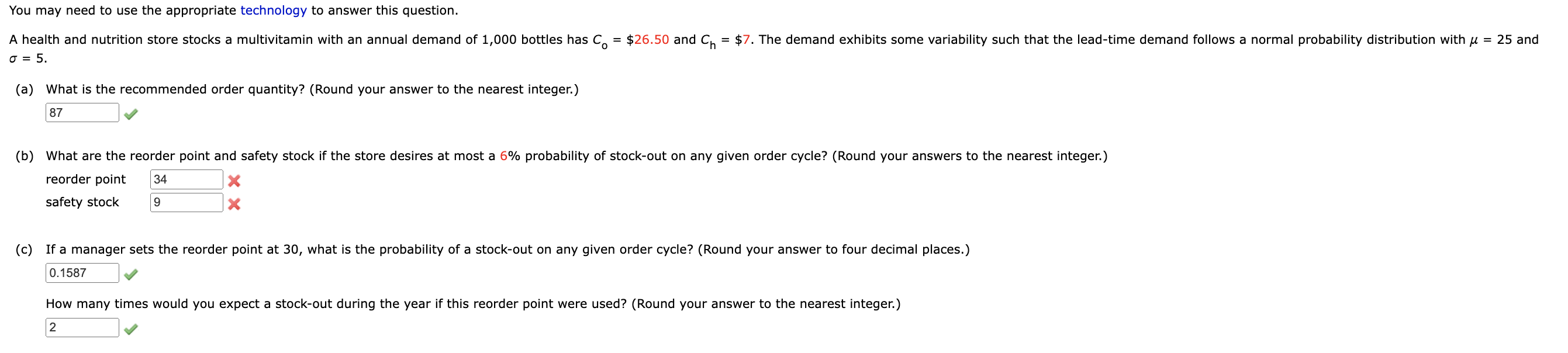Please help with b) it isn't 34 and 9 =5 (a) What