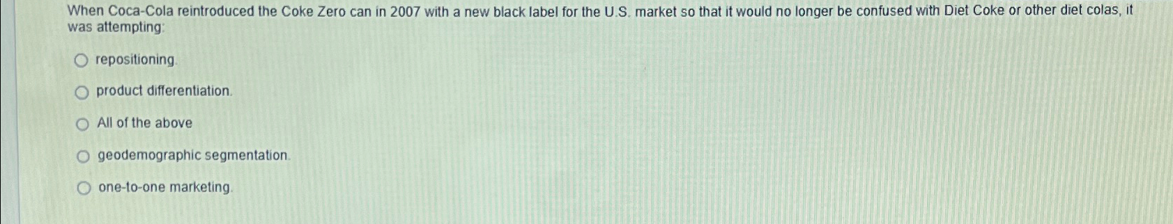  When Coca-Cola reintroduced the Coke Zero can in 2007 with a