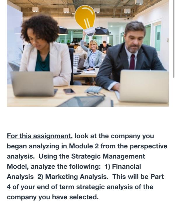 Make it about Walmart For this assignment, look at the company you