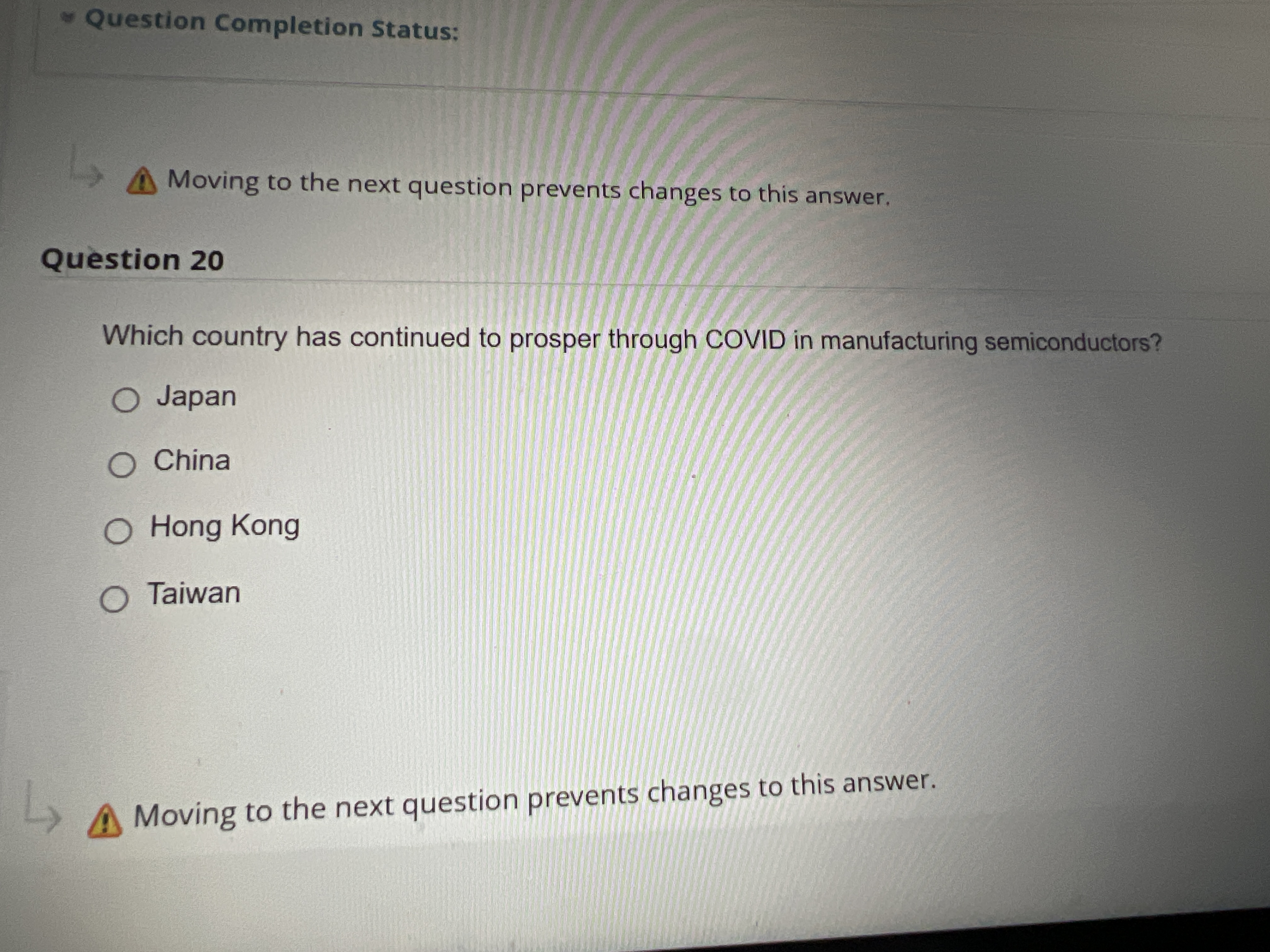  Moving to the next question prevents changes to this answer. Question