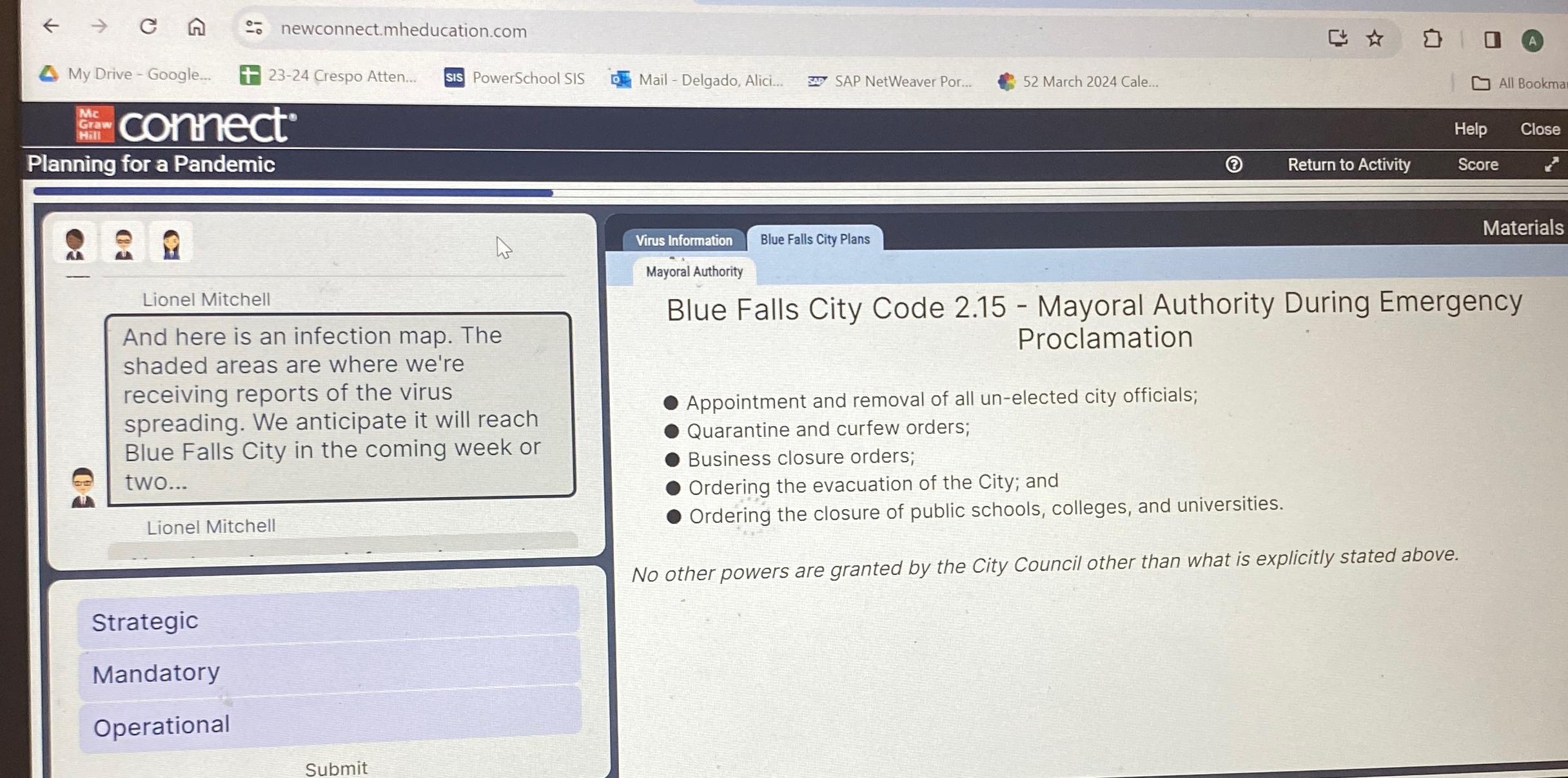  My Drive - Google. 3-24 Crespo Atten. PowerSchool SIS Mail -