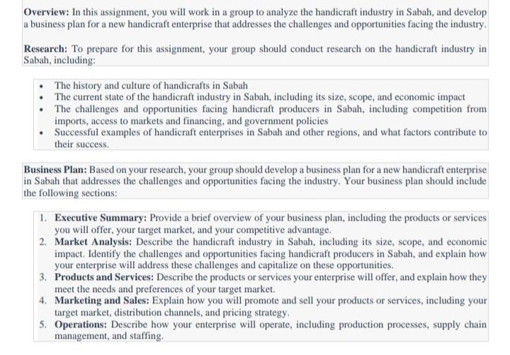 I would like to ask for help to answer the assignment above