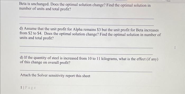 you make a $2 profit. There are 10 kilograms of steel available.