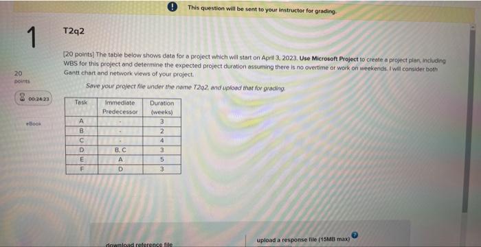 PLEASE HELP ASAP (1) This question will be sent to your instructor