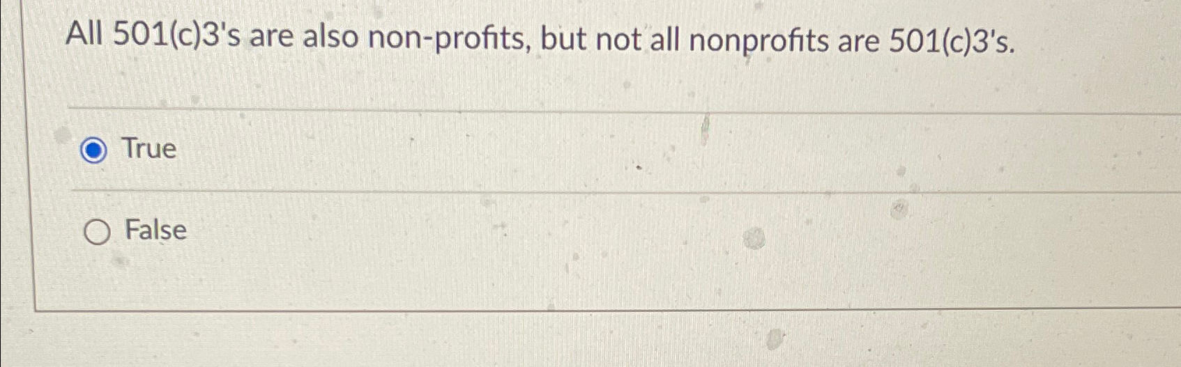  All 501(c)3's are also non-profits, but not all nonprofits are 501(c)3's.