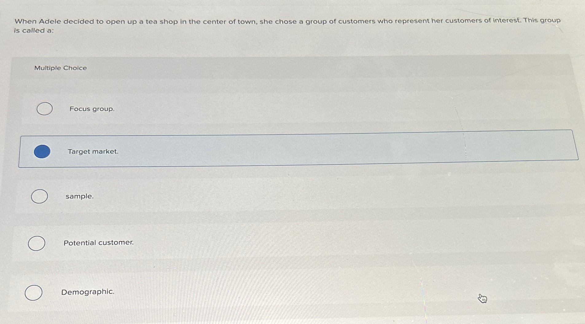  When Adele decided to open up a tea shop in the