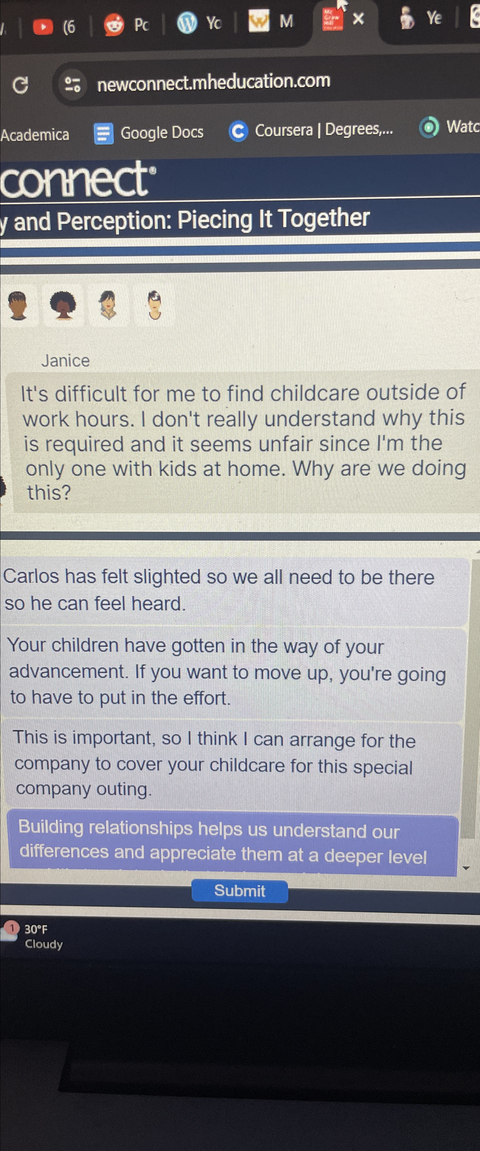  Academica Google Docs Coursera Degrees,... Watc connect and Perception: Piecing It