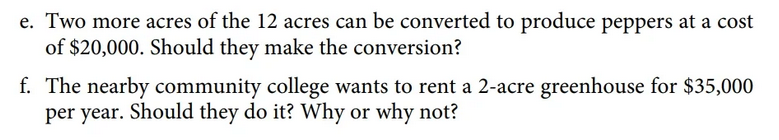 as much information as you can for each of the questions without