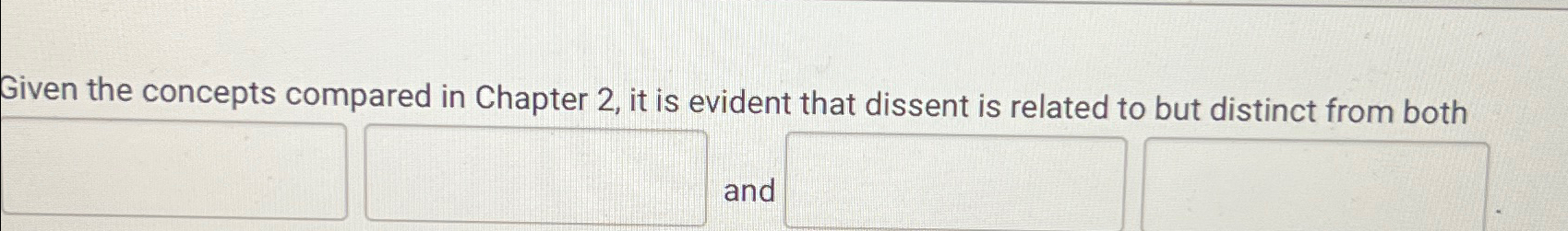  Given the concepts compared in Chapter 2, it is evident that