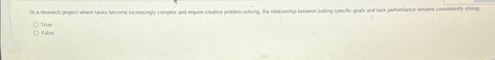  In a research project where tasks become increasingly complex and require