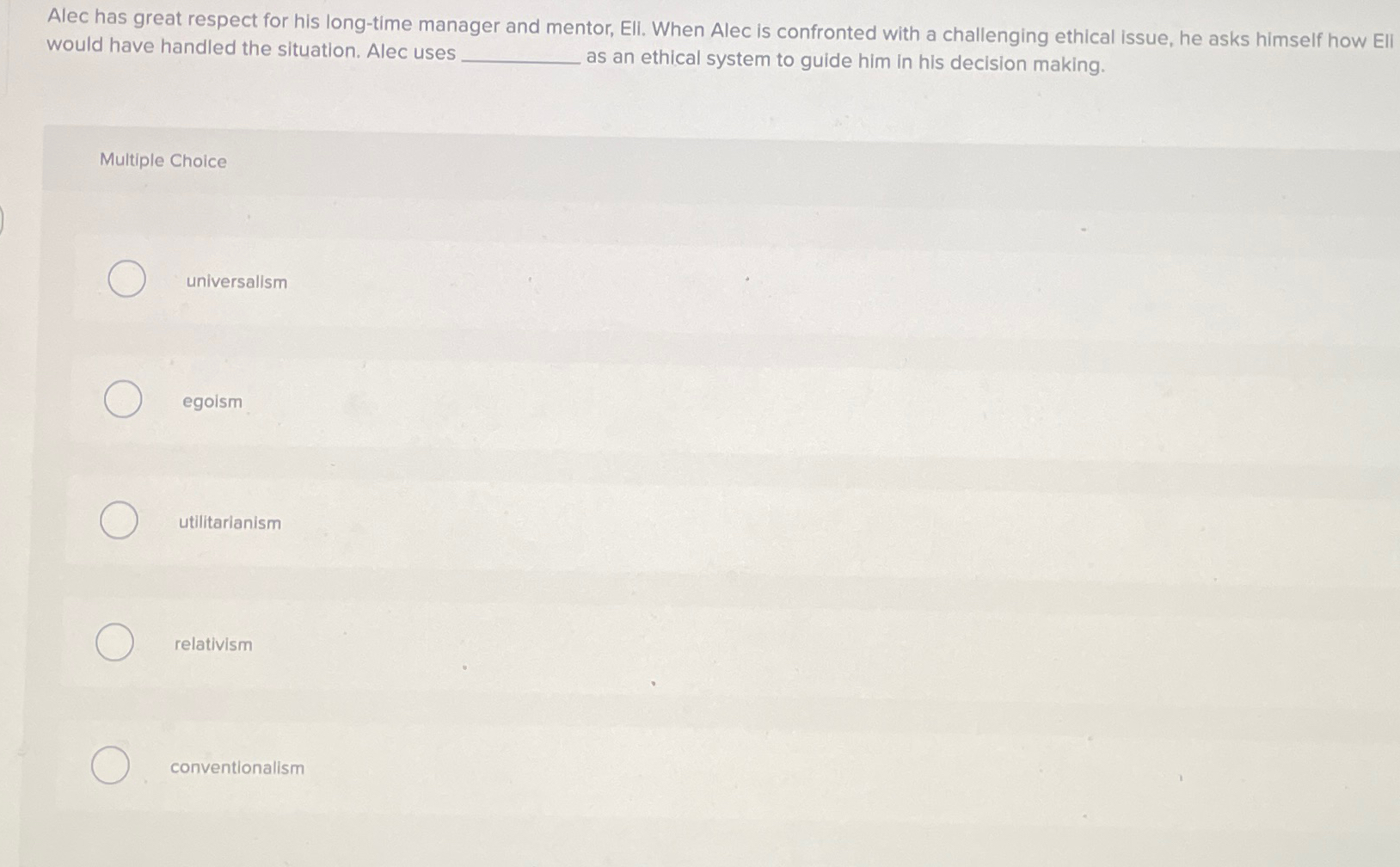  Alec has great respect for his long-time manager and mentor, Eli.