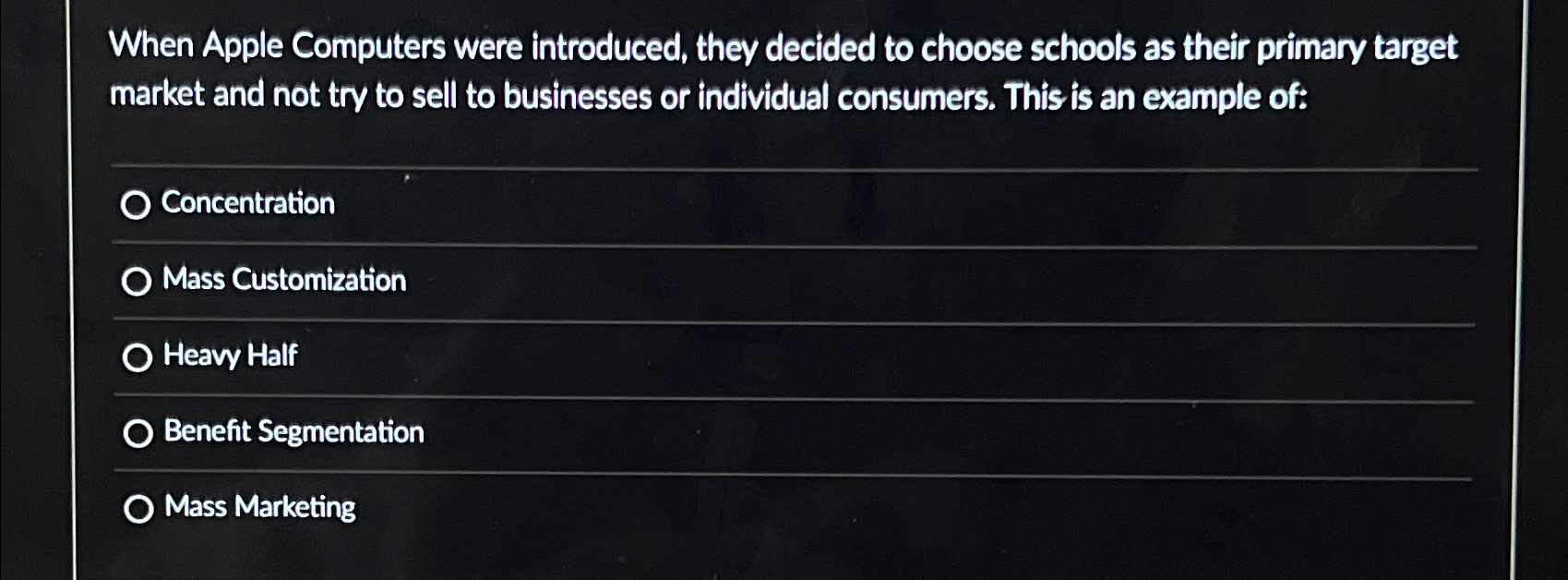  When Apple Computers were introduced, they decided to choose schools as