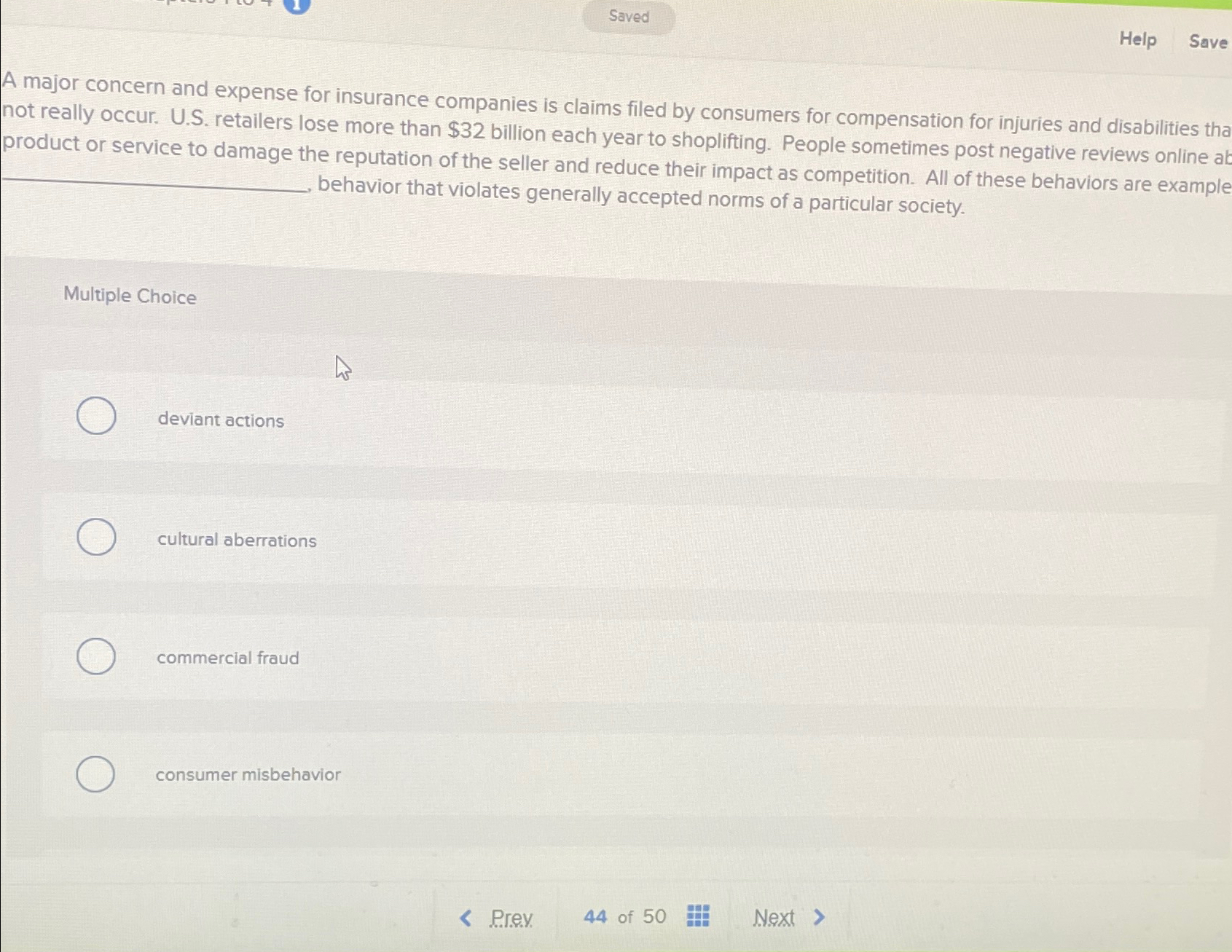  Saved Help Save A major concern and expense for insurance companies