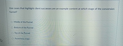  Use cases that highlight client successes are an example content at