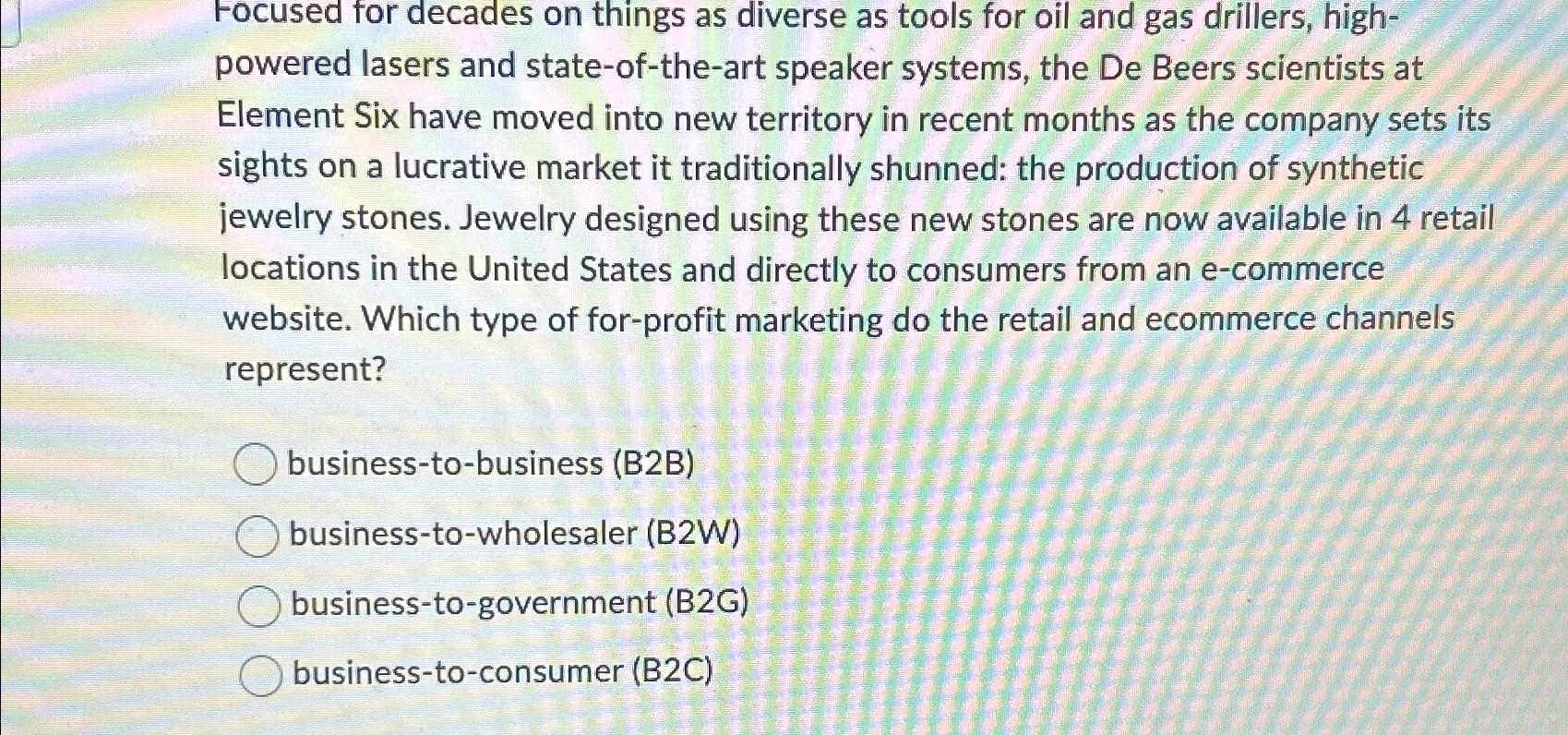  Focused for decades on things as diverse as tools for oil