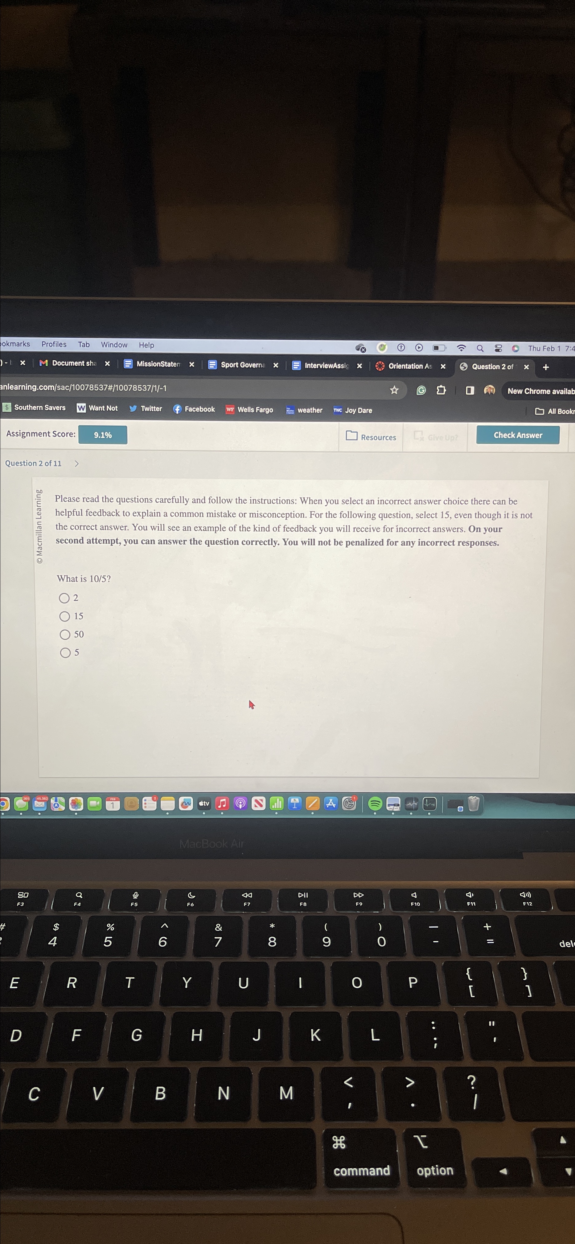  Assignment Score: Resources Question 2 of 11> Please read the questions