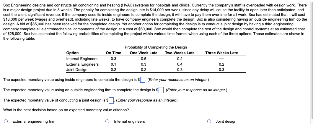  Sox Engineering designs and constructs air conditioning and heating (HVAC) systems