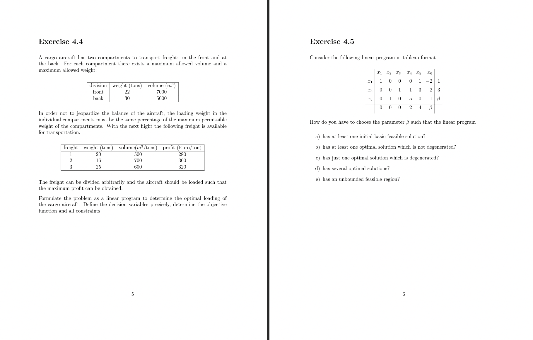  Linear Programming 4.3 