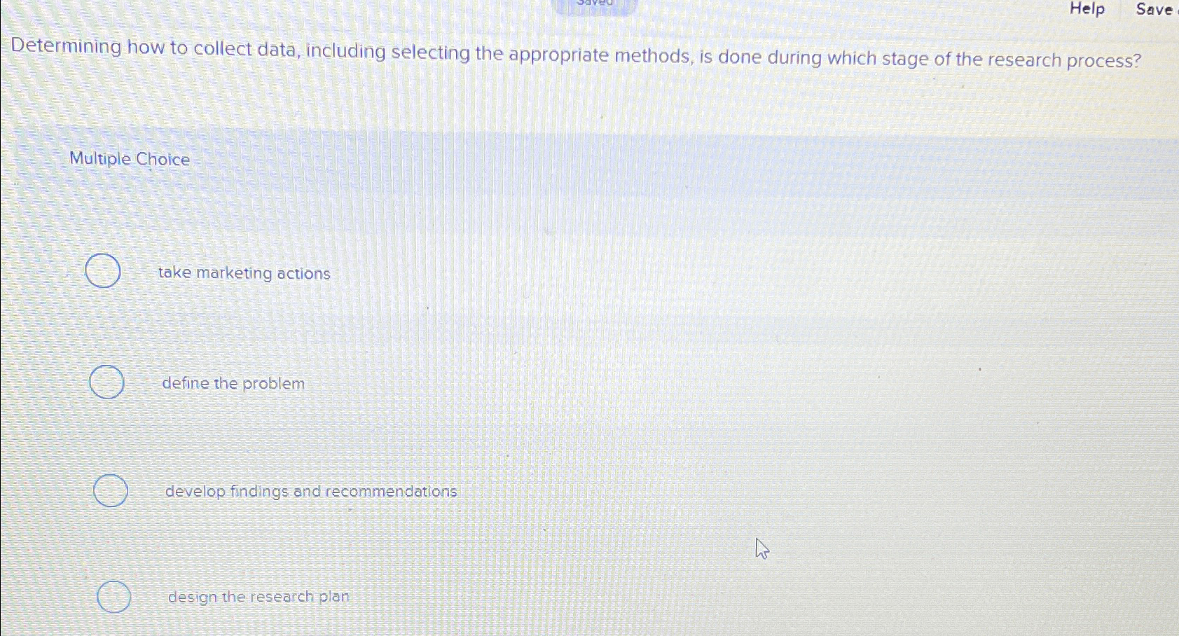  Help Save Determining how to collect data, including selecting the appropriate