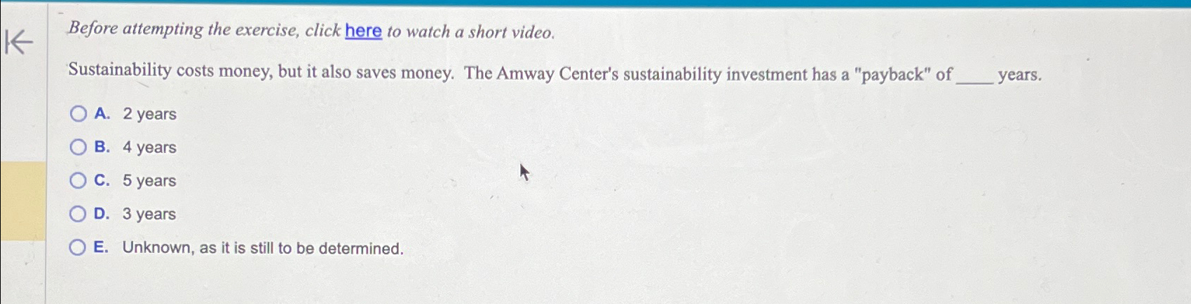  Before attempting the exercise, click here to watch a short video.