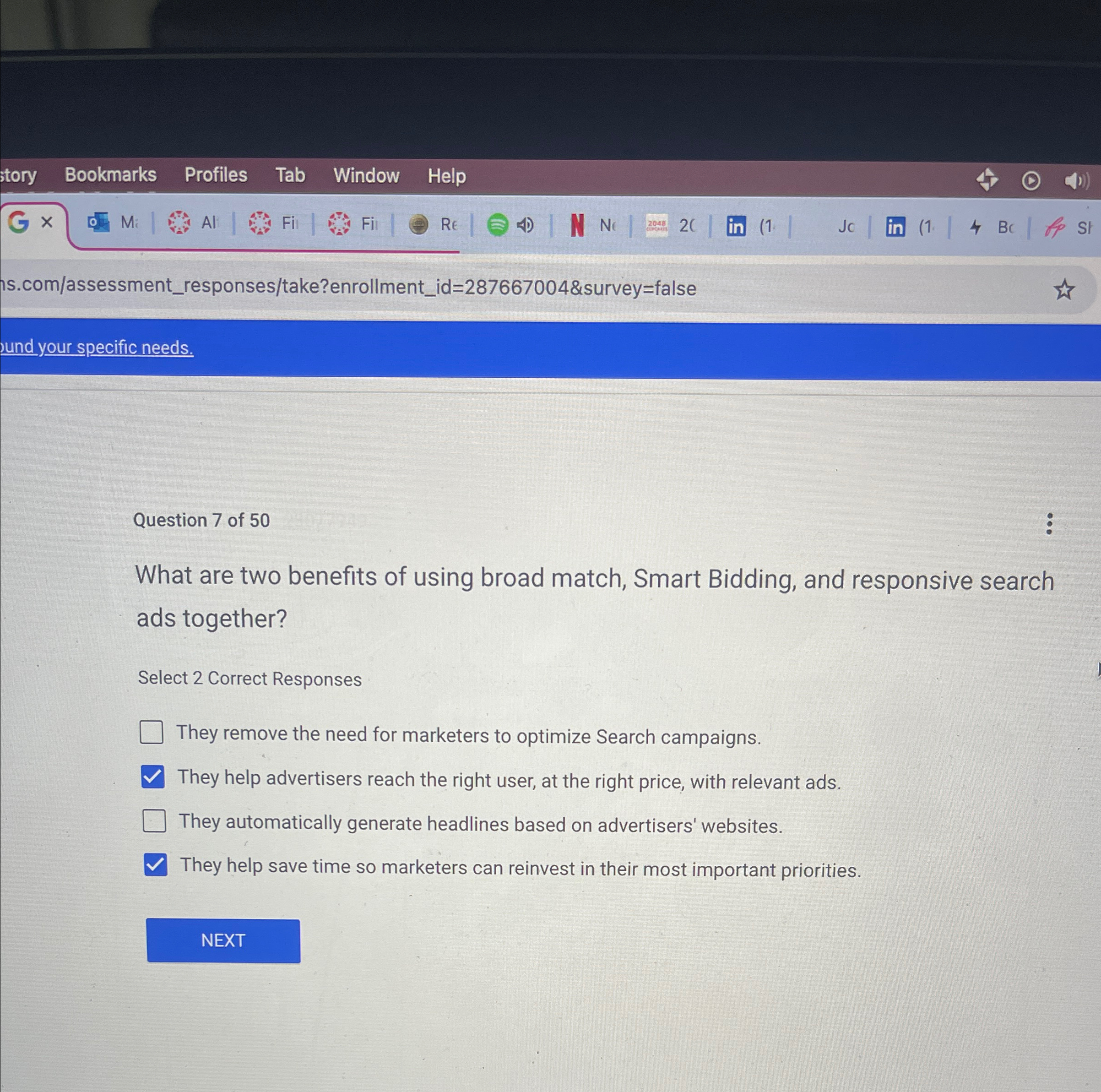  s.com/assessment_responses/take?enrollment_id =287667004& survey = false und your specific needs. Question 7