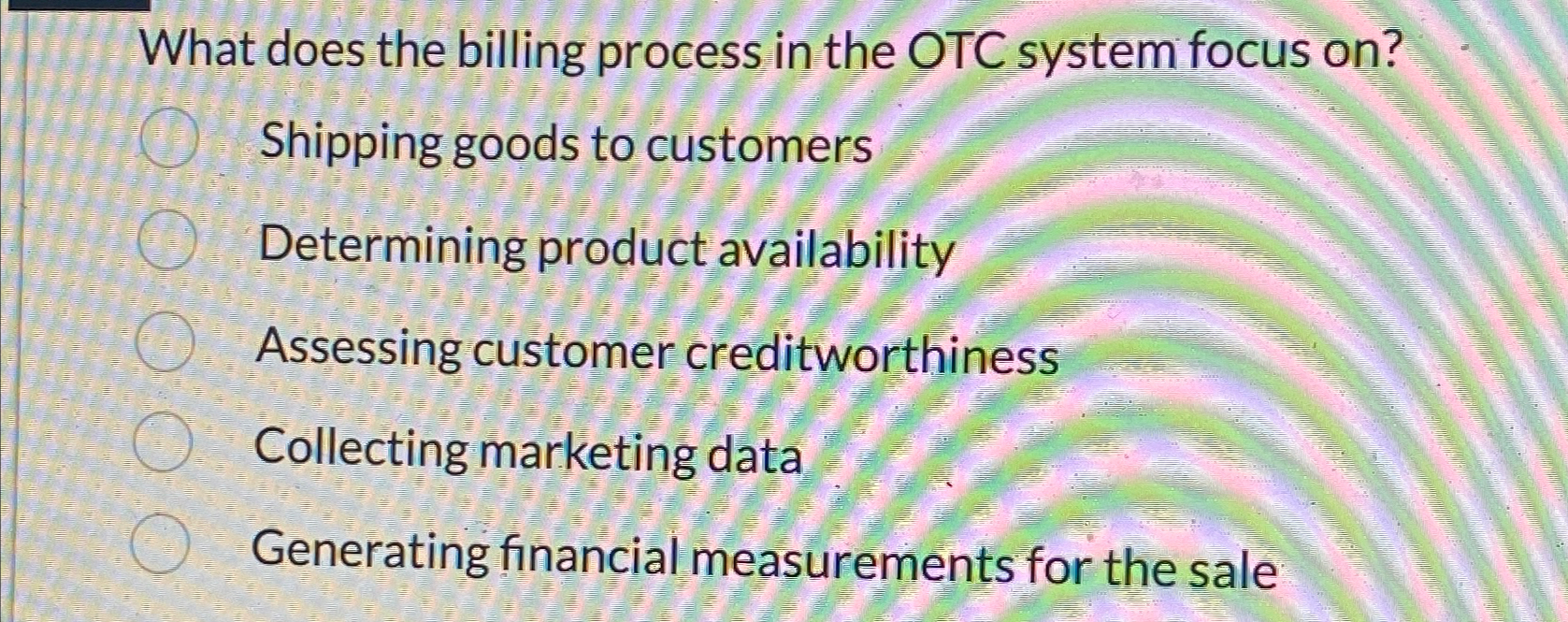 What does the billing process in the OTC system focus on?