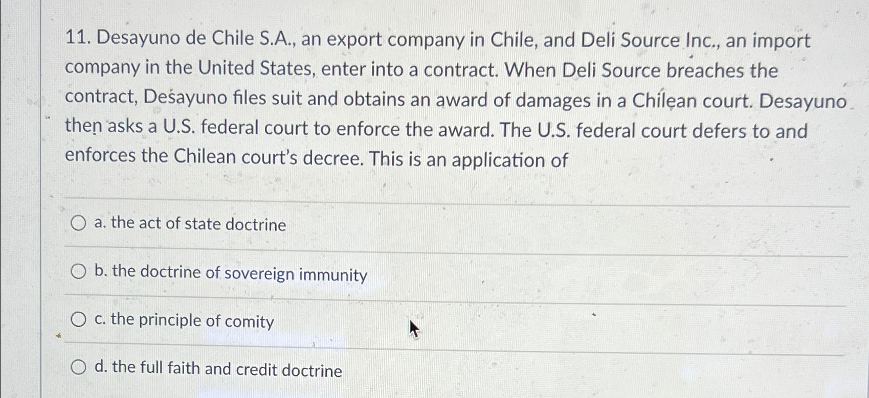  Desayuno de Chile S.A., an export company in Chile, and Deli