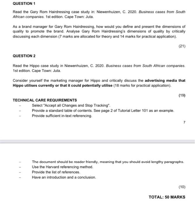 Please assist me with this module QUESTION 1 Read the Gary Rom