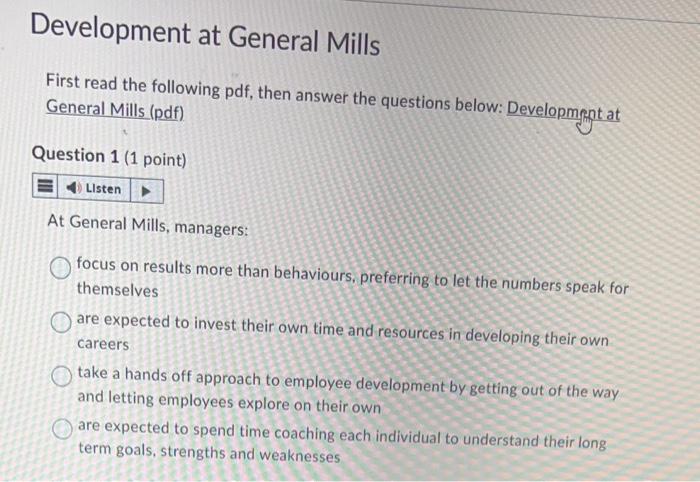  First read the following pdf, then answer the questions below: Development