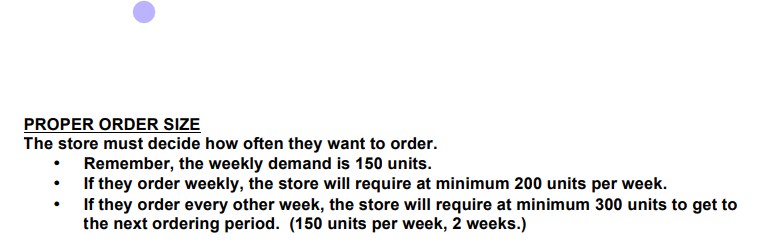 If they order every 3 weeks, what will be the minimum required